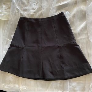 J. Crew Flared Midi Skirt Black Size 2